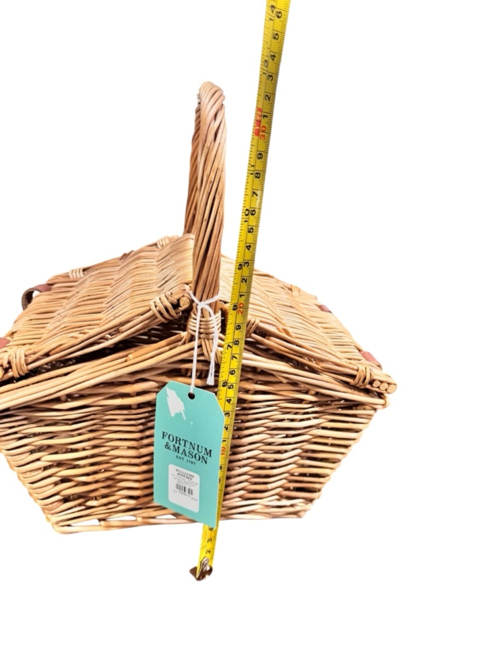 Fortnum & Mason Mini Huntsman Woven Basket - Picture 11 of 15